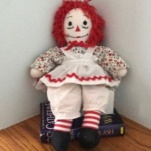 Raggedy Ann handmade doll 18 inches tall